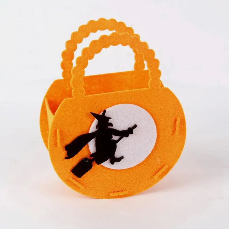 10 Pcs Halloween Kids Handmade Diy Fabric Gift Bag Handbag