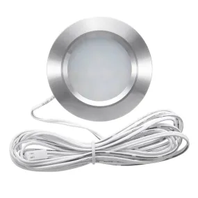 12LED RV Boat Recessed Ceiling Light 12V Led Lights Round Shape Ultra-Thin Camper Interior Lighting Small Downlight with Cable