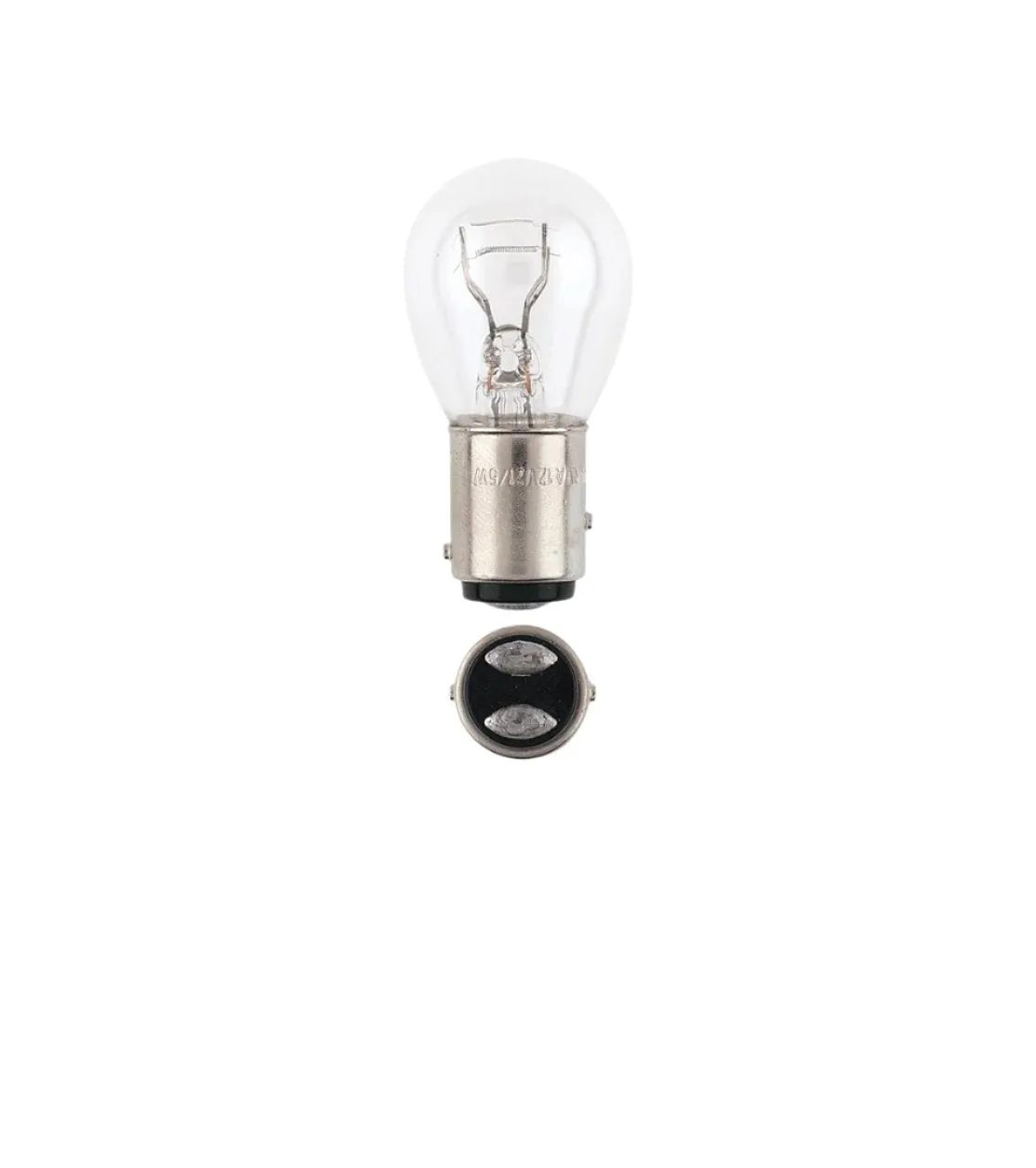 12v 21/5w Bay 15d Incandescent Globes (Blister Pack Of 2) Narva