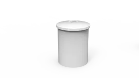 150L Round Drum With Loose Fitting Lid (RD0150)