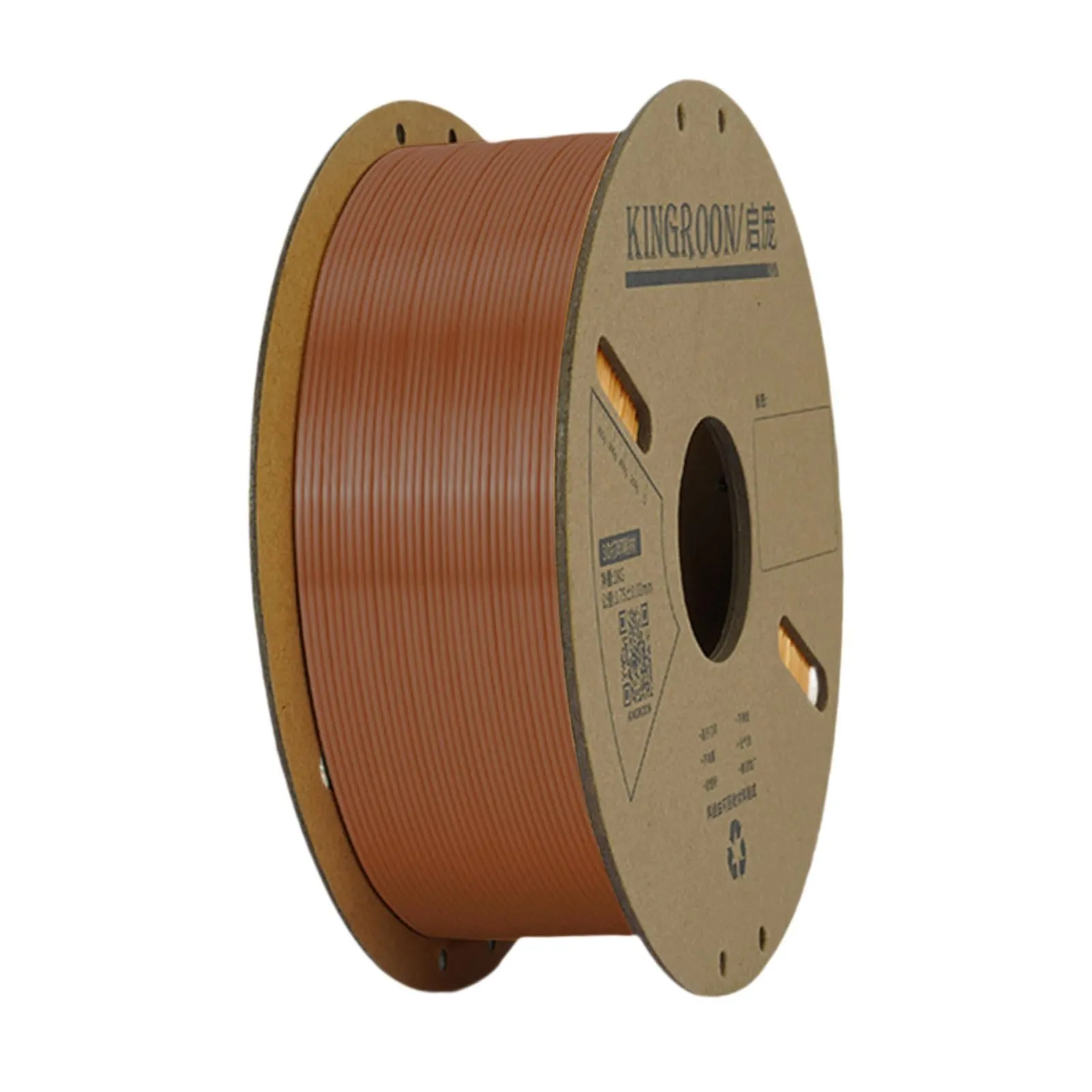 1.75mm Pla 3D Printers Filament Universal Accessories Neatly Wound Clog Free Brown