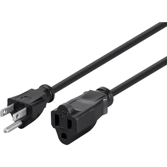 1Ft 14Awg Power Cord Cable W/ 3 Conductor Pc Power Connector