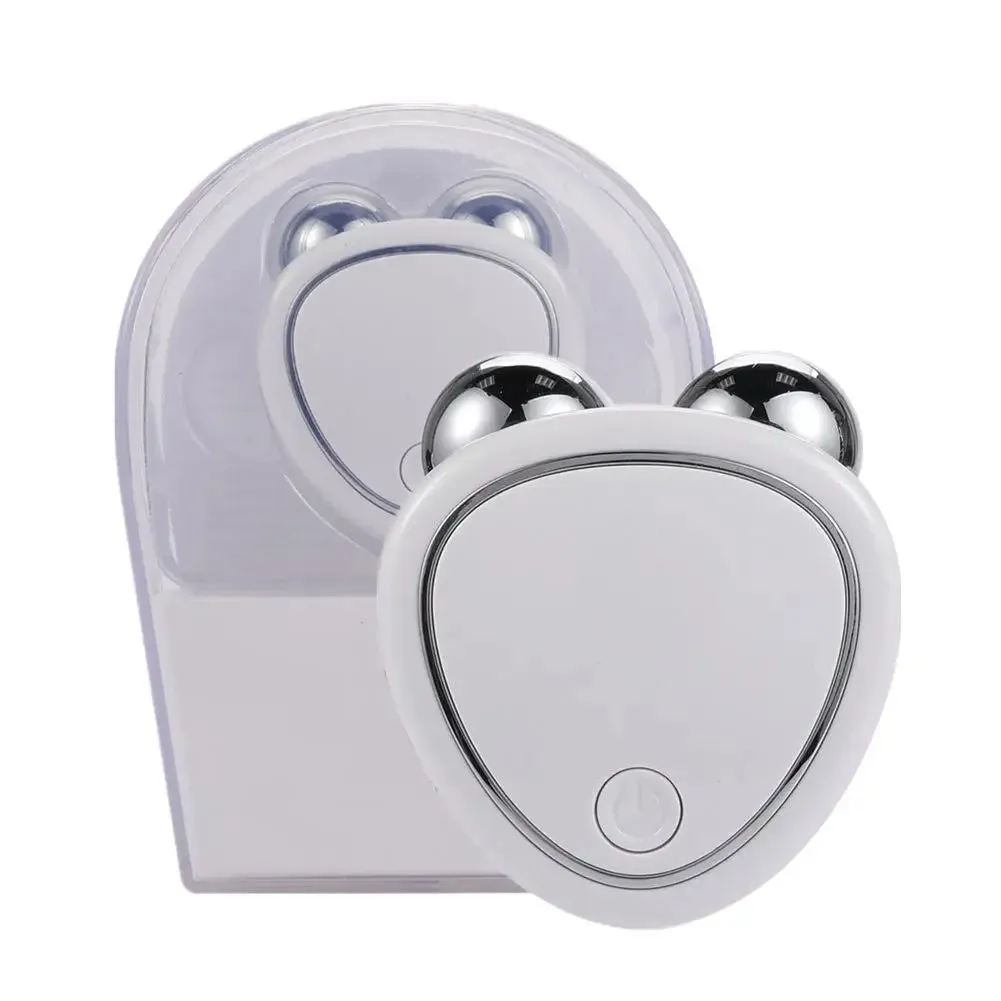 1pcs Portable Face Roller Muscle Massager Microcurrent Beauty Instrument Charging Facial Skin Massager Skin Care