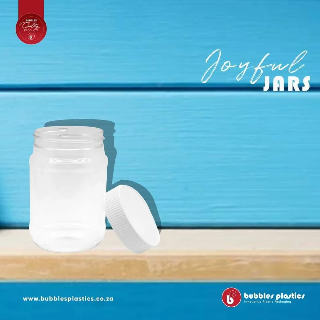 200ml PET Plastic Honey Jar Bottle with Screw-on Lid 10pack