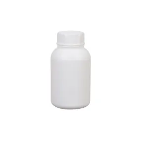250ml Tablet Bottle HDPE Plastic Container with White Cap and Seal 38mm