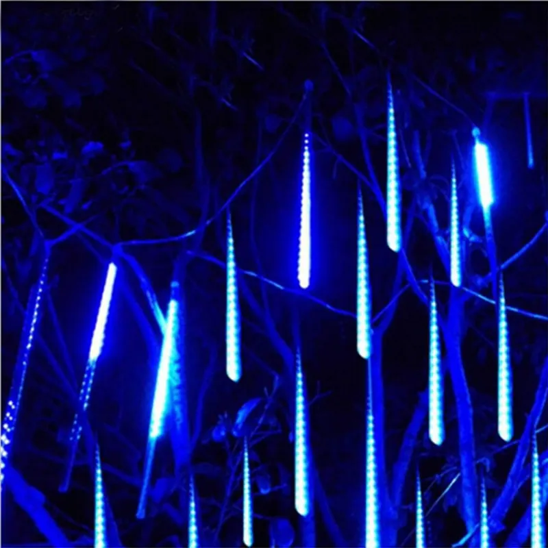 30 50cm Meteor Shower Rain 8 Tubes LED String Lights