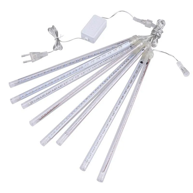 30 50cm Meteor Shower Rain 8 Tubes LED String Lights