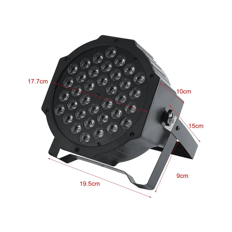 36 Led Rgbw High Brightness Flat Disco Light Jb-14