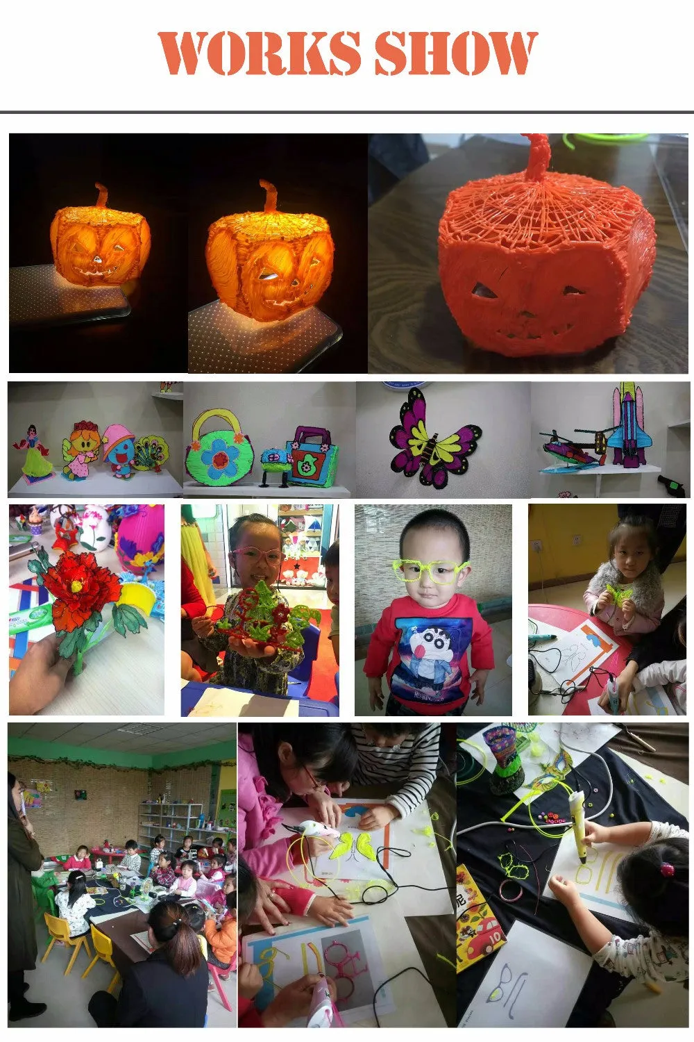 3D Printing Pen1.75mm ABS/PLA Smart 3D Pen Drawing Pen Free Filament Adapter Creative Gift For Kids Design Painting