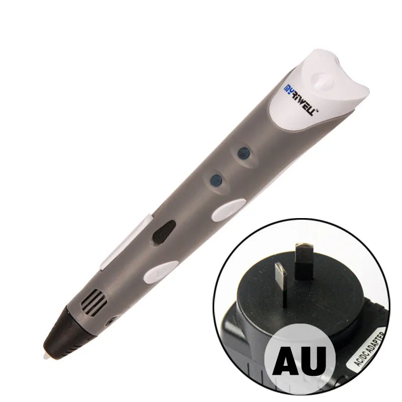 3D Printing Pen1.75mm ABS/PLA Smart 3D Pen Drawing Pen Free Filament Adapter Creative Gift For Kids Design Painting
