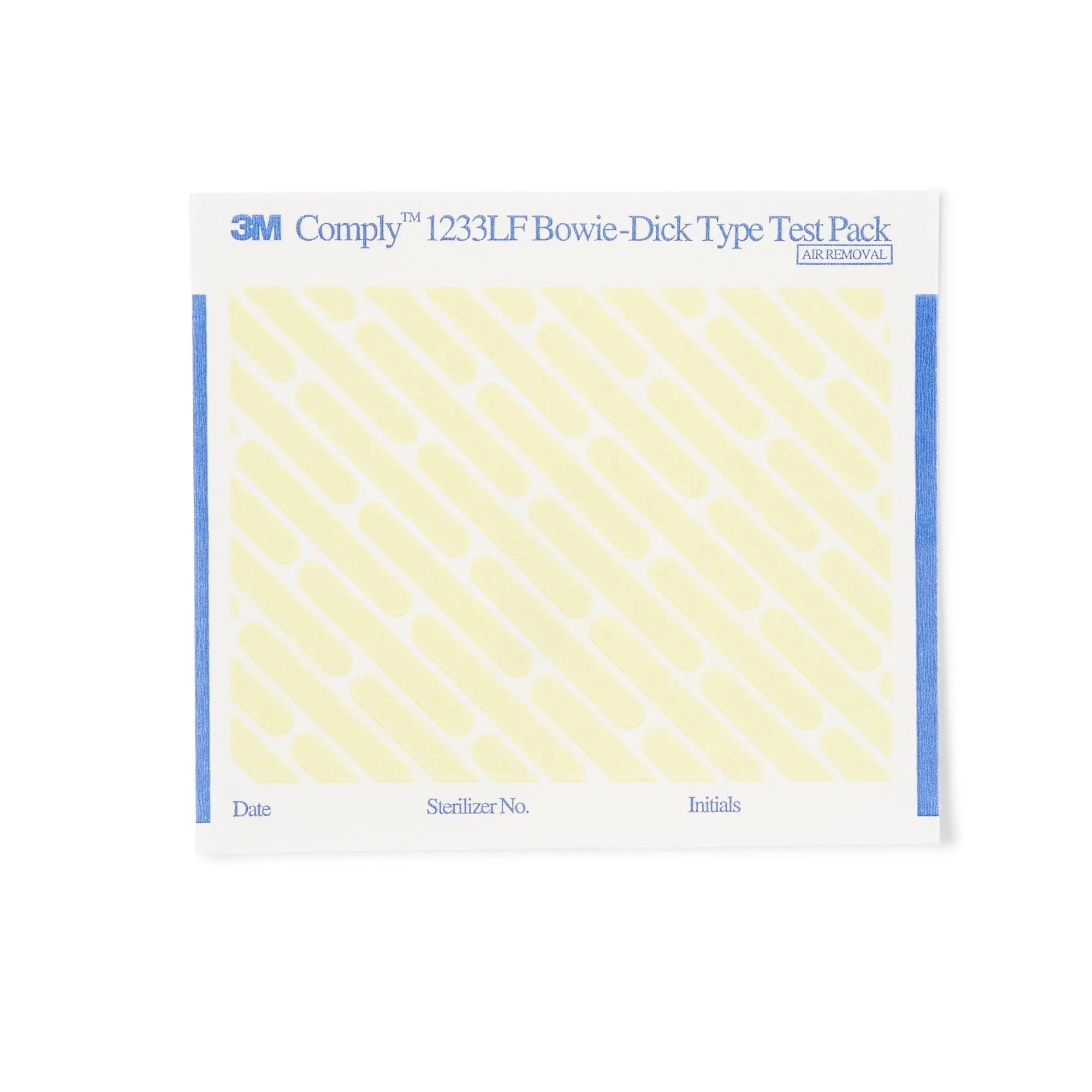3M Comply Sterilization Bowie-Dick Test Pack, Type 2, Steam, 270° to 273°F, Disposable, Lead-Free