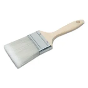 3" FLAT SASH PAINT BRUSH, POLYESTER, HARDWOOD HANDLE (5 PER PACK)