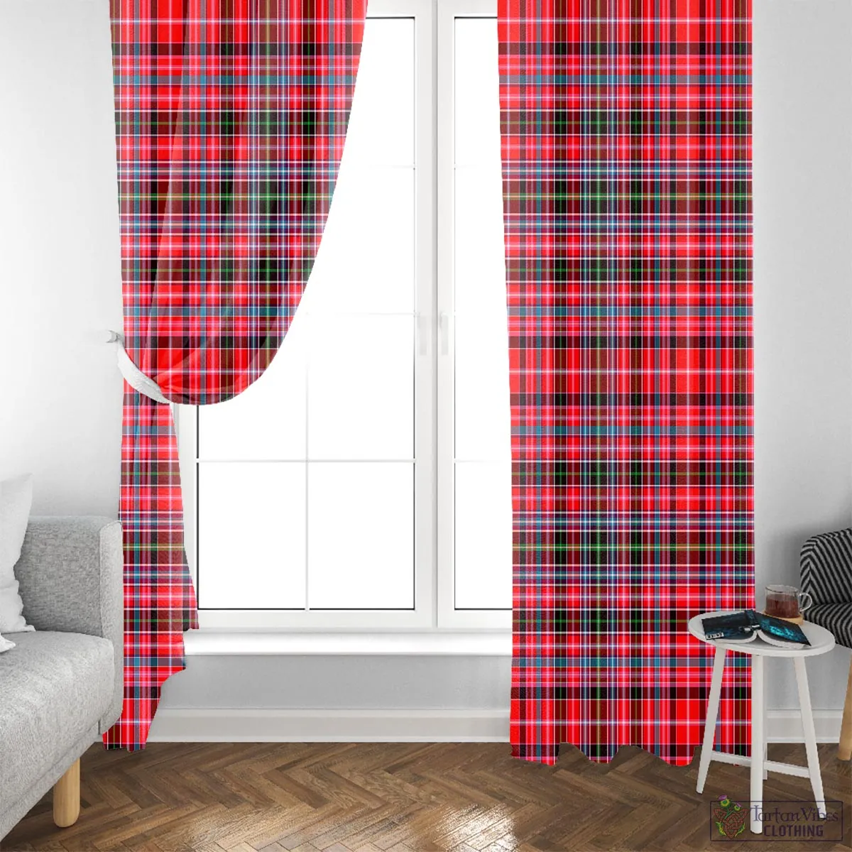 Aberdeen District Tartan Window Curtain