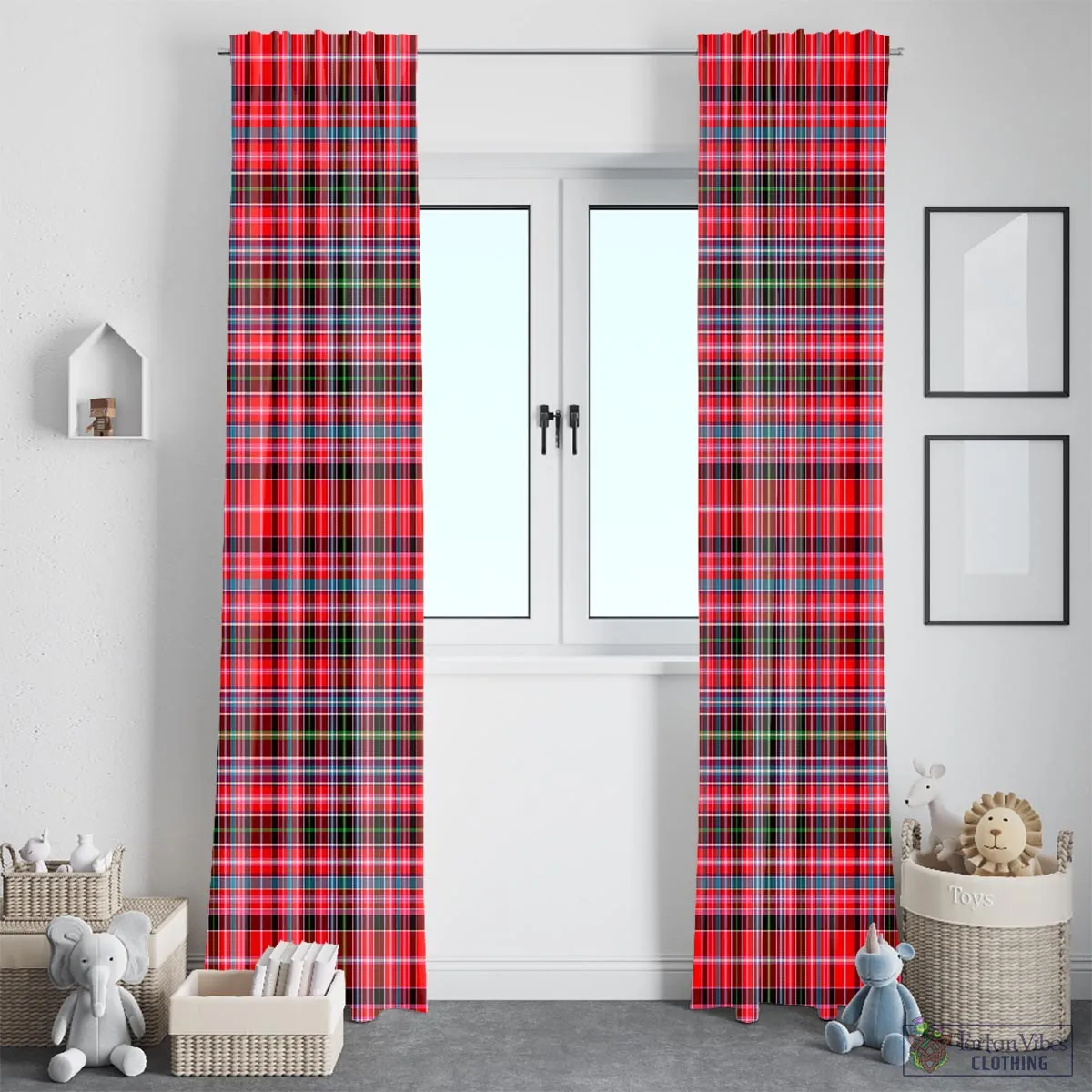 Aberdeen District Tartan Window Curtain