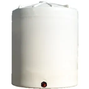 Ace Roto-Mold 10500 Gallon Plastic Vertical Liquid Storage Tank in White | Tank Diameter 142" inches | Lid Size 8" inches | Cylindrical Tank Shape