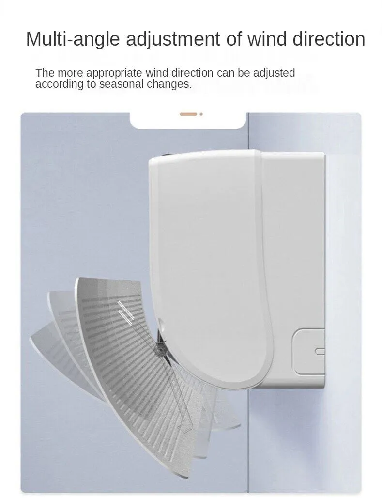 Adjustable Aircon Deflector Wind Spread Air Conditioner Windshield Deflactor Cover Wall-Mounted Guide