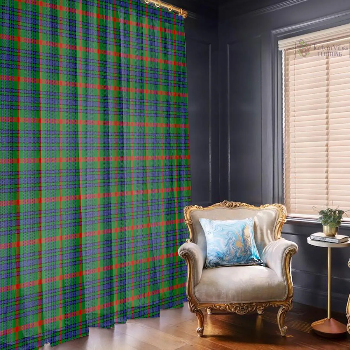 Aiton Tartan Window Curtain