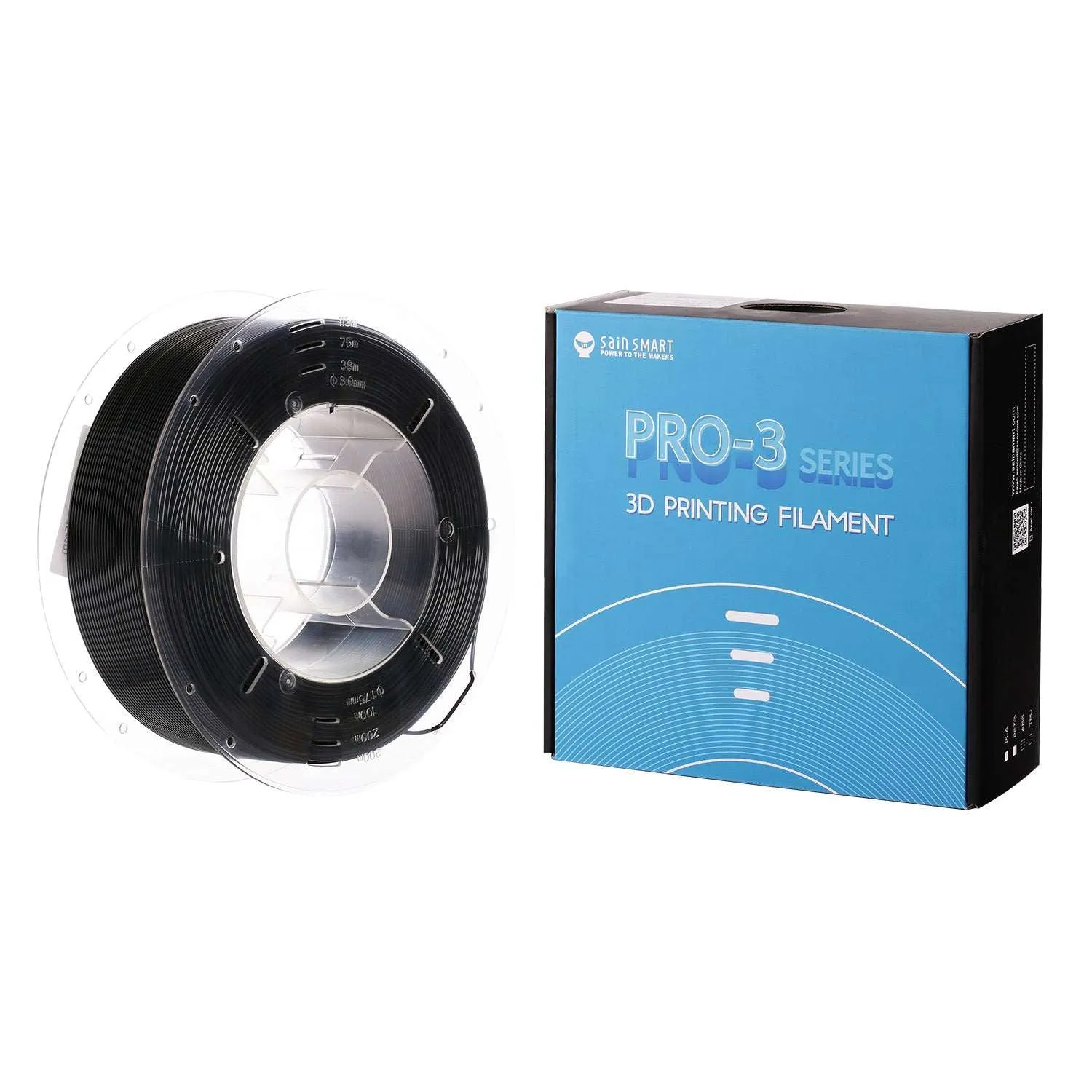All Colors, PETG Filament 1.75mm 1kg/2.2lb, SainSmart PRO-3 Series