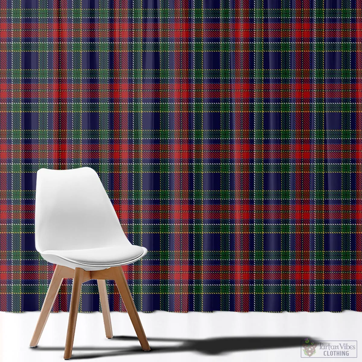 Allison Red Tartan Window Curtain