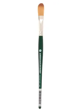 American Journey Interlocked Synthetic Brush - Oval, Size 1/2"