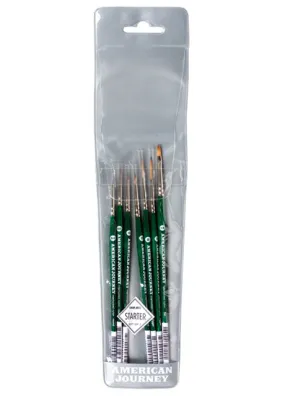 American Journey Interlocked Synthetic Brushes - Detail Set