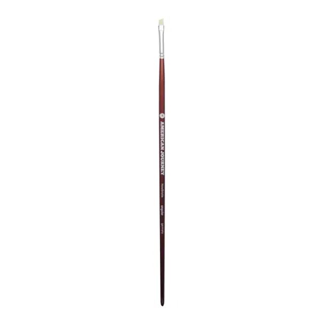 American Journey NewBristle Synthetic Brush - Angular, Size 4