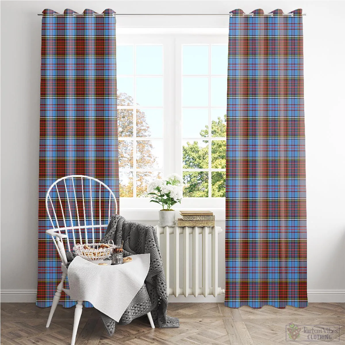 Anderson Modern Tartan Window Curtain