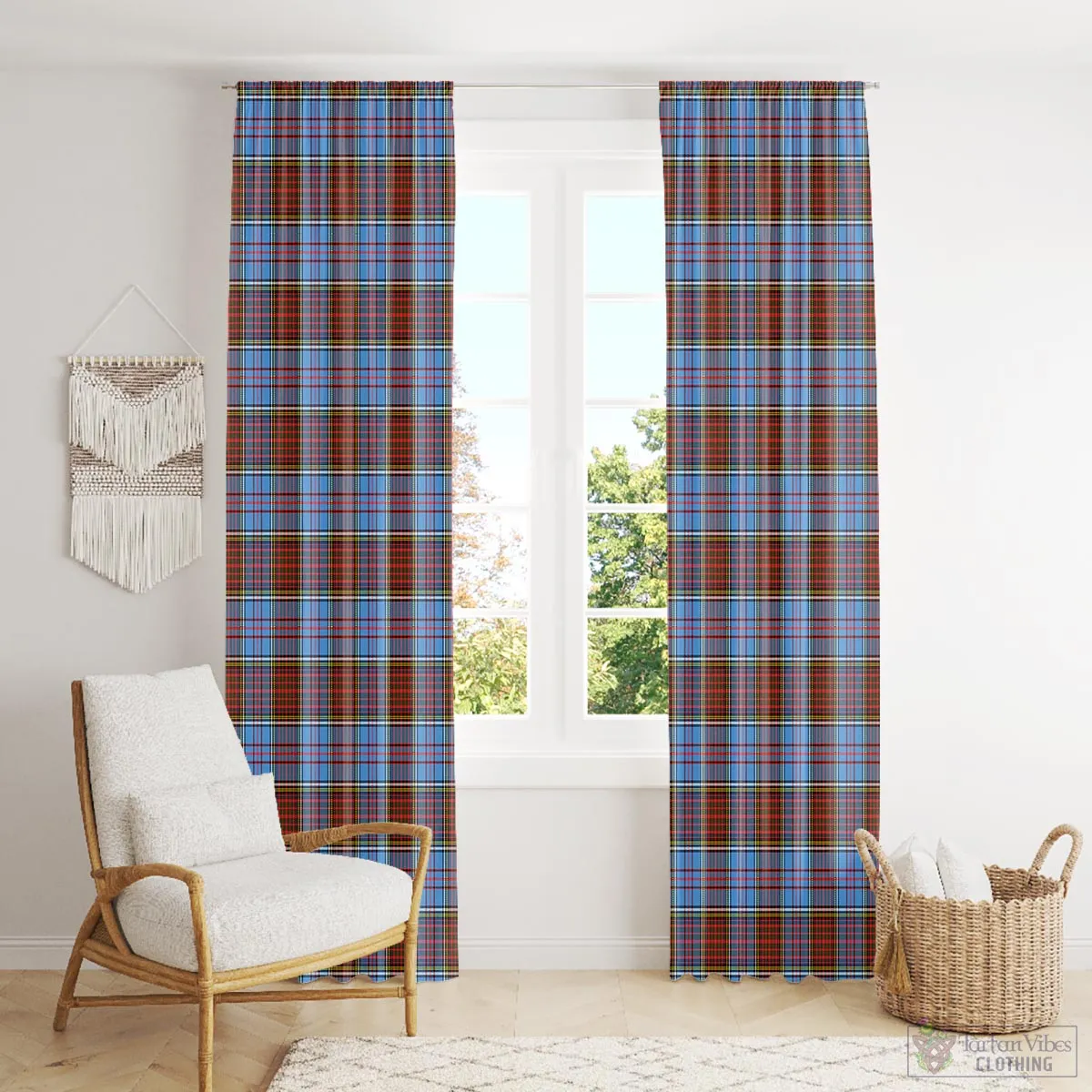 Anderson Modern Tartan Window Curtain