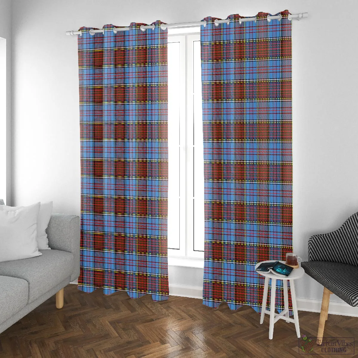 Anderson Modern Tartan Window Curtain