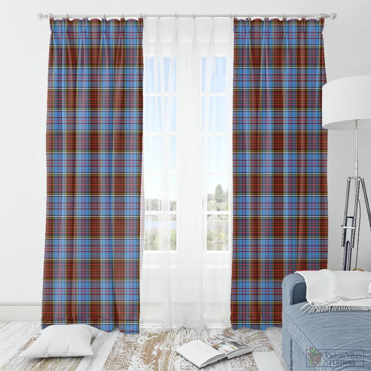 Anderson Modern Tartan Window Curtain
