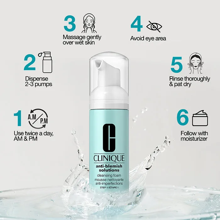 ANTI-BLEMISH SOLUTIONS CLEANSING FOAM