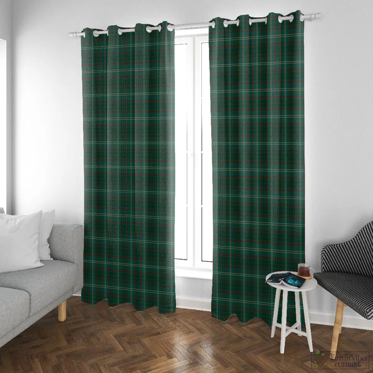 Armagh County Ireland Tartan Window Curtain