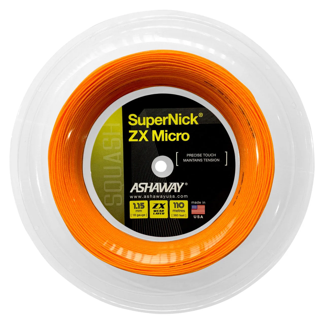 Ashaway SuperNick ZX Micro - 110m - Orange