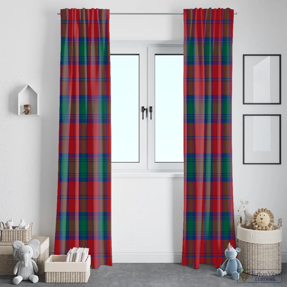 Auchinleck (Affleck) Tartan Window Curtain