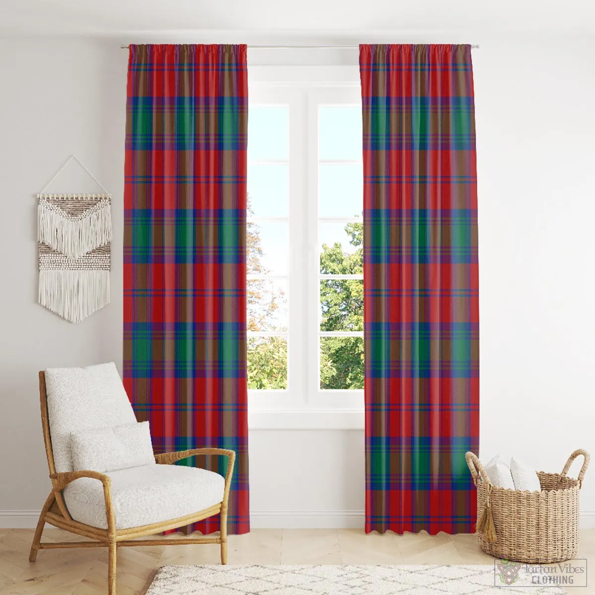 Auchinleck (Affleck) Tartan Window Curtain