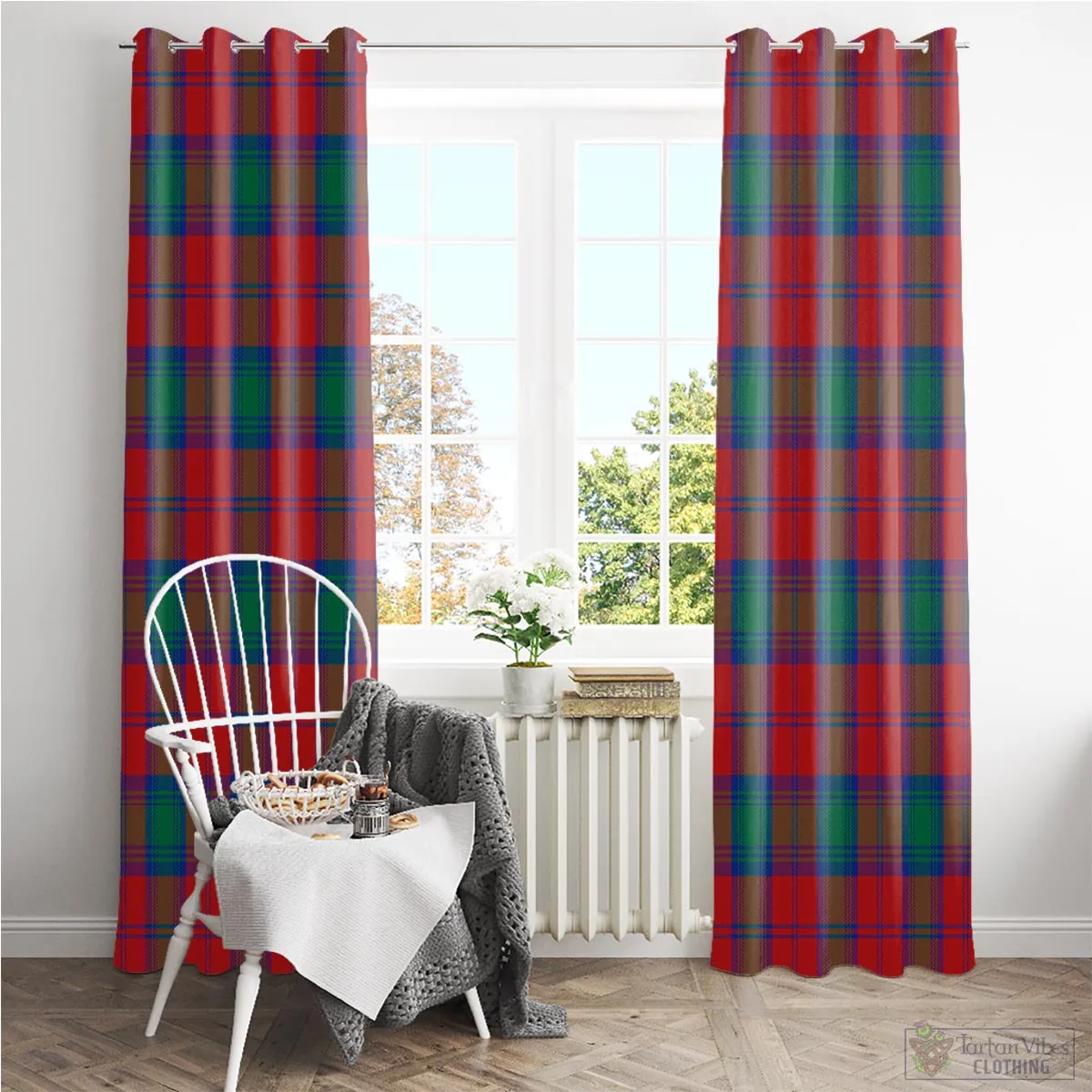 Auchinleck (Affleck) Tartan Window Curtain