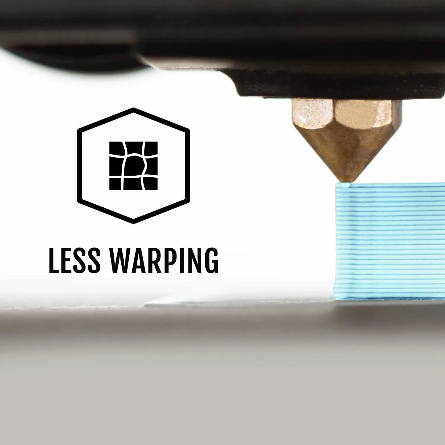 BABY BLUE PLA PRO  FILAMENT - 1.75MM, 1KG SPOOL