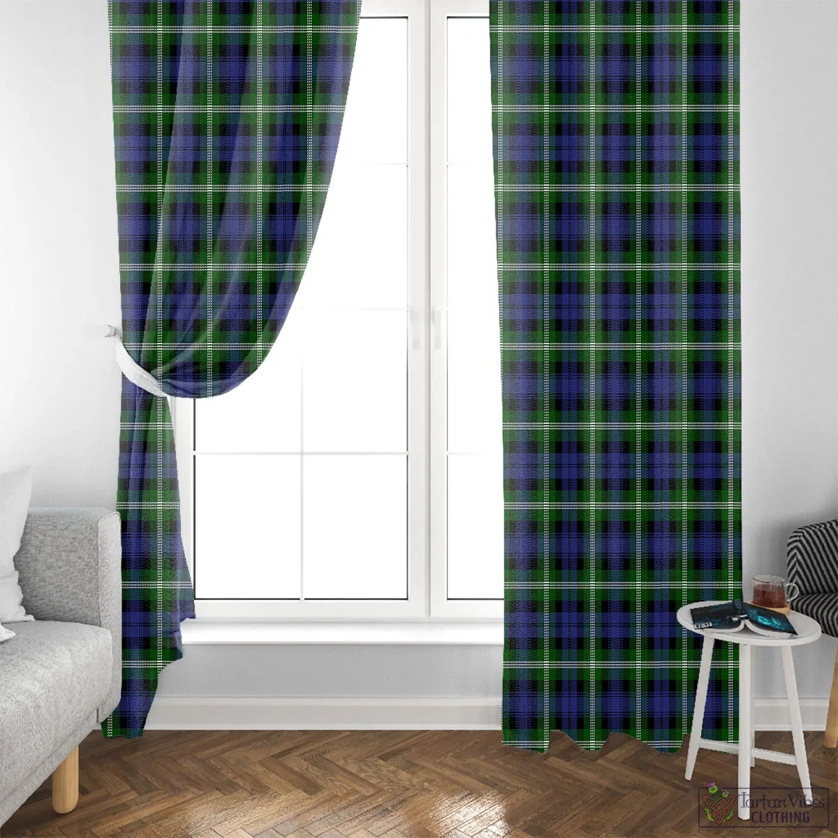 Baillie (Bailey) Tartan Window Curtain