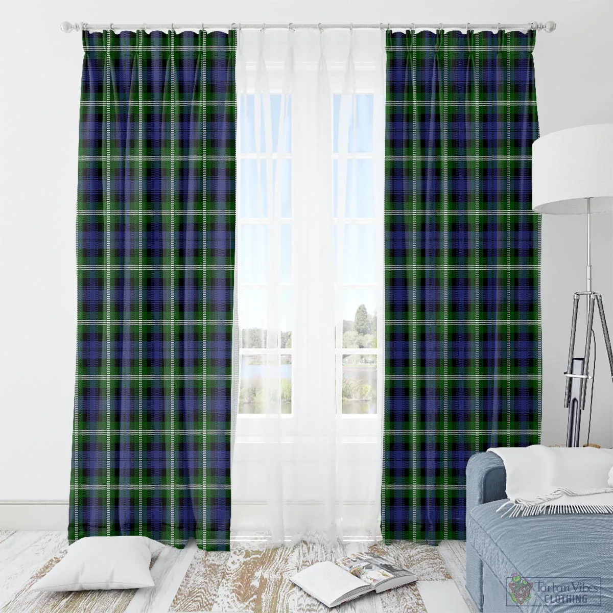 Baillie (Bailey) Tartan Window Curtain