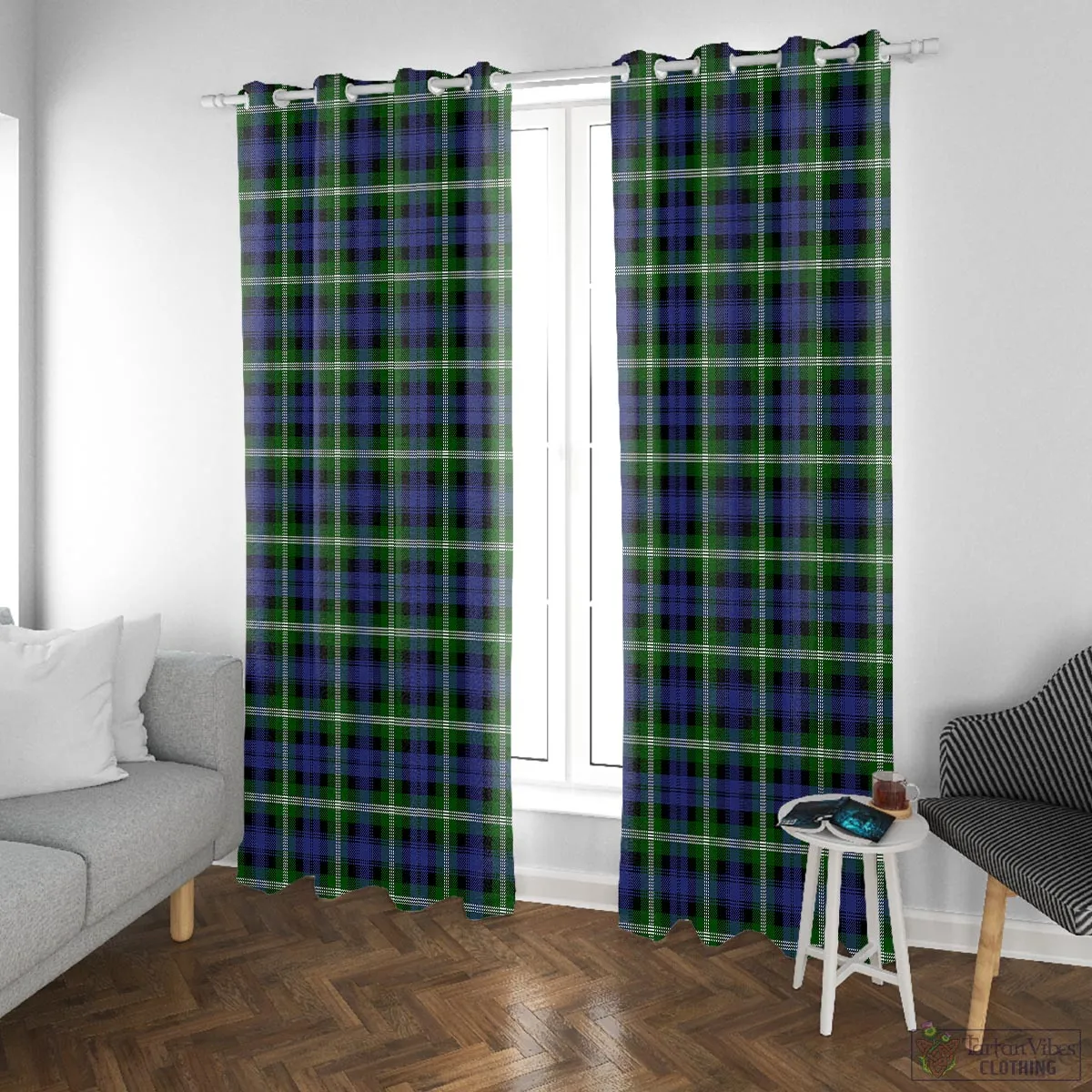 Baillie (Bailey) Tartan Window Curtain