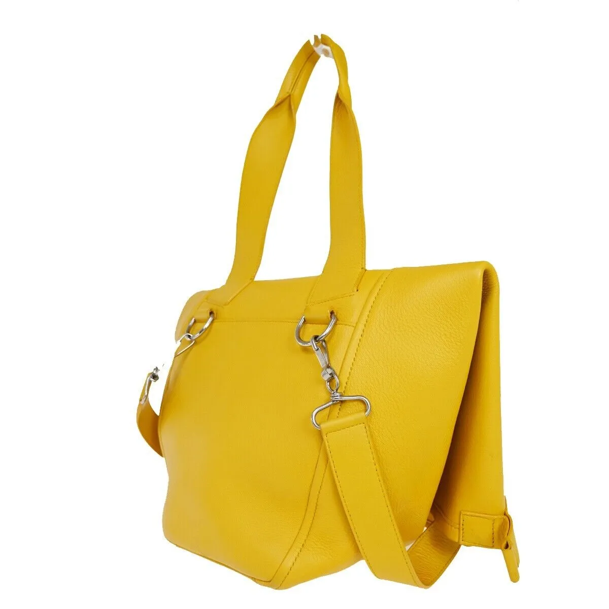 Balenciaga Yellow Leather Tote Bag (Pre-Owned)