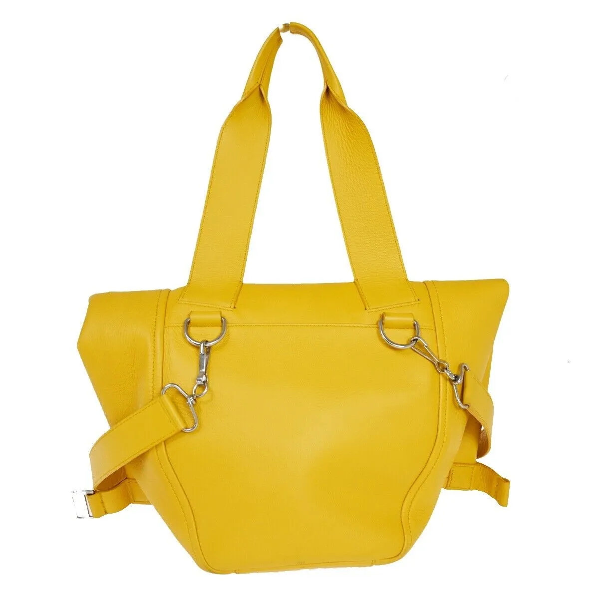 Balenciaga Yellow Leather Tote Bag (Pre-Owned)