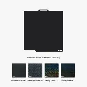 Bambu Lab 3D Effect Sheet - Plate and Sheets Combo