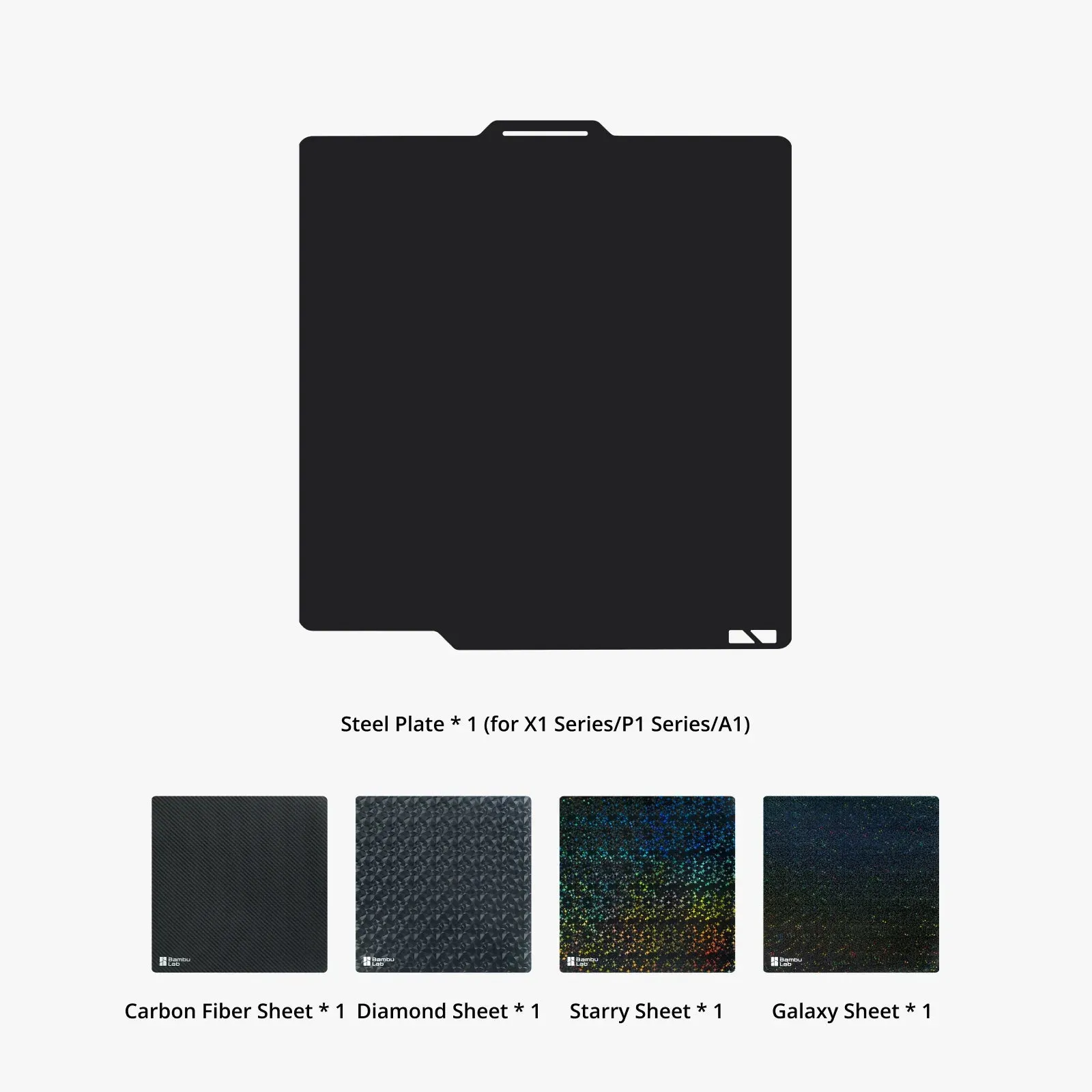Bambu Lab 3D Effect Sheet - Plate and Sheets Combo
