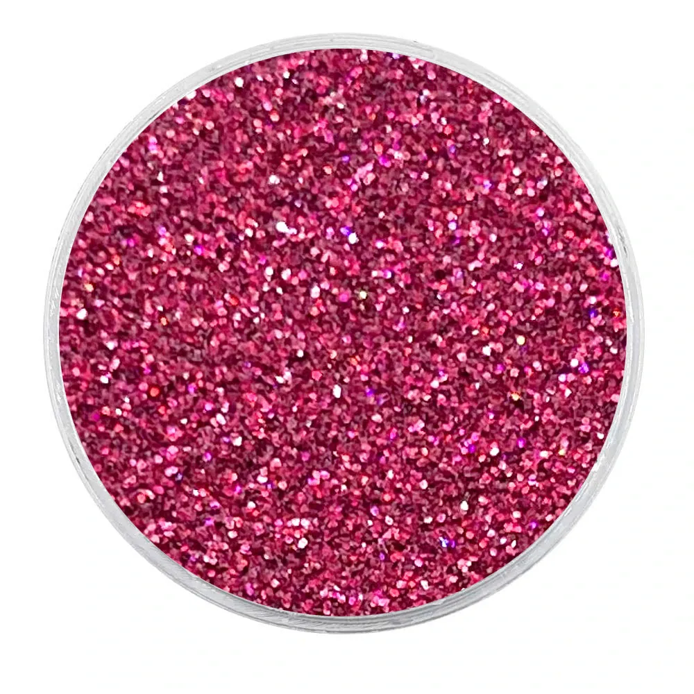 Biodegradable Holographic Raspberry Glitter - Fine Glitter