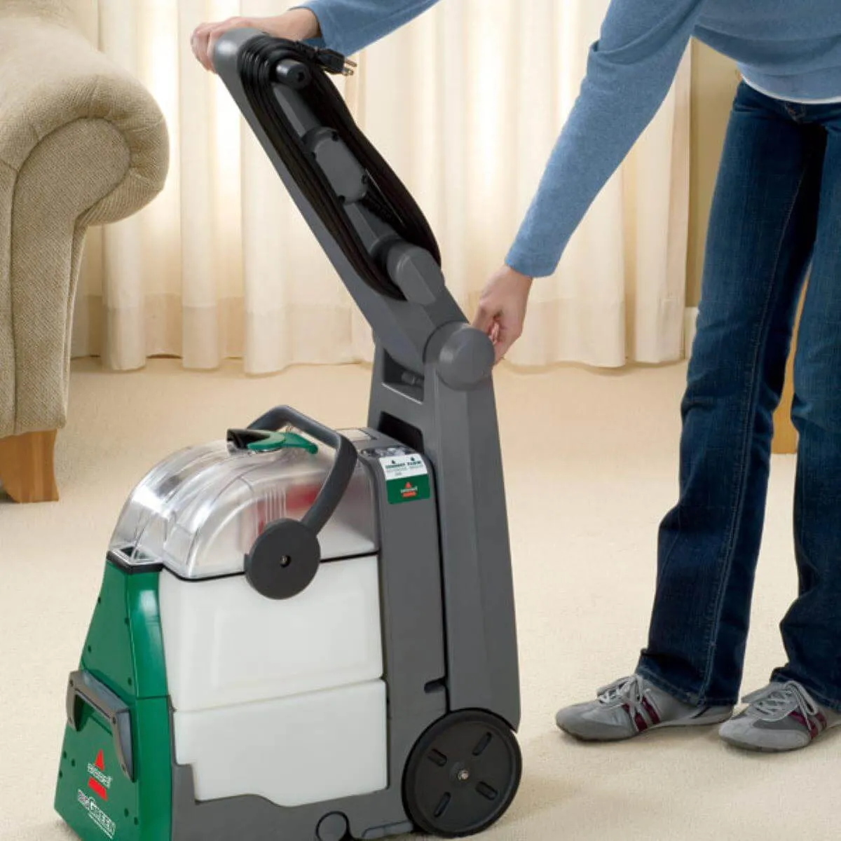 Bissell® BigGreen Commercial® Carpet Cleaning Machine (1.75 Gallons) - 10.5" Head