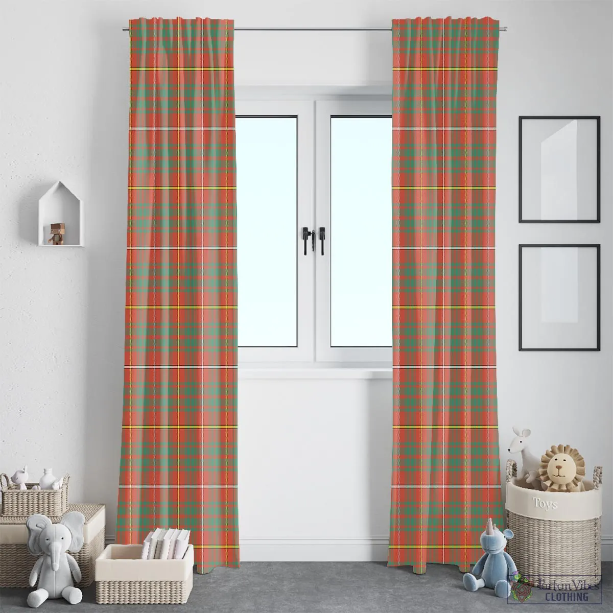 Bruce Ancient Tartan Window Curtain