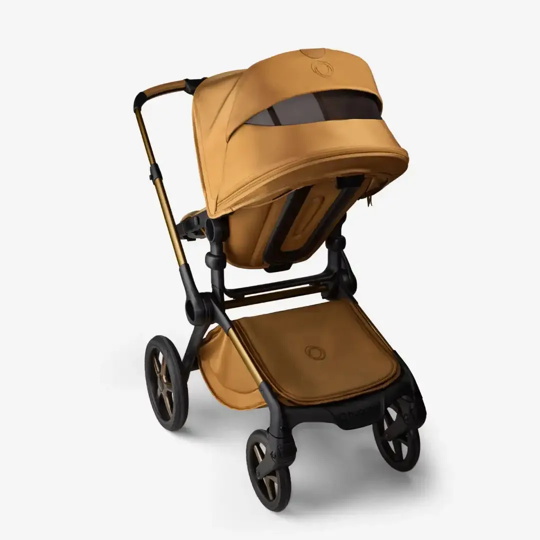 Bugaboo Fox 5 Complete Noir Limited Edition Cybex Cloud T Car Seat & Accessory Bundle - Amber Glow