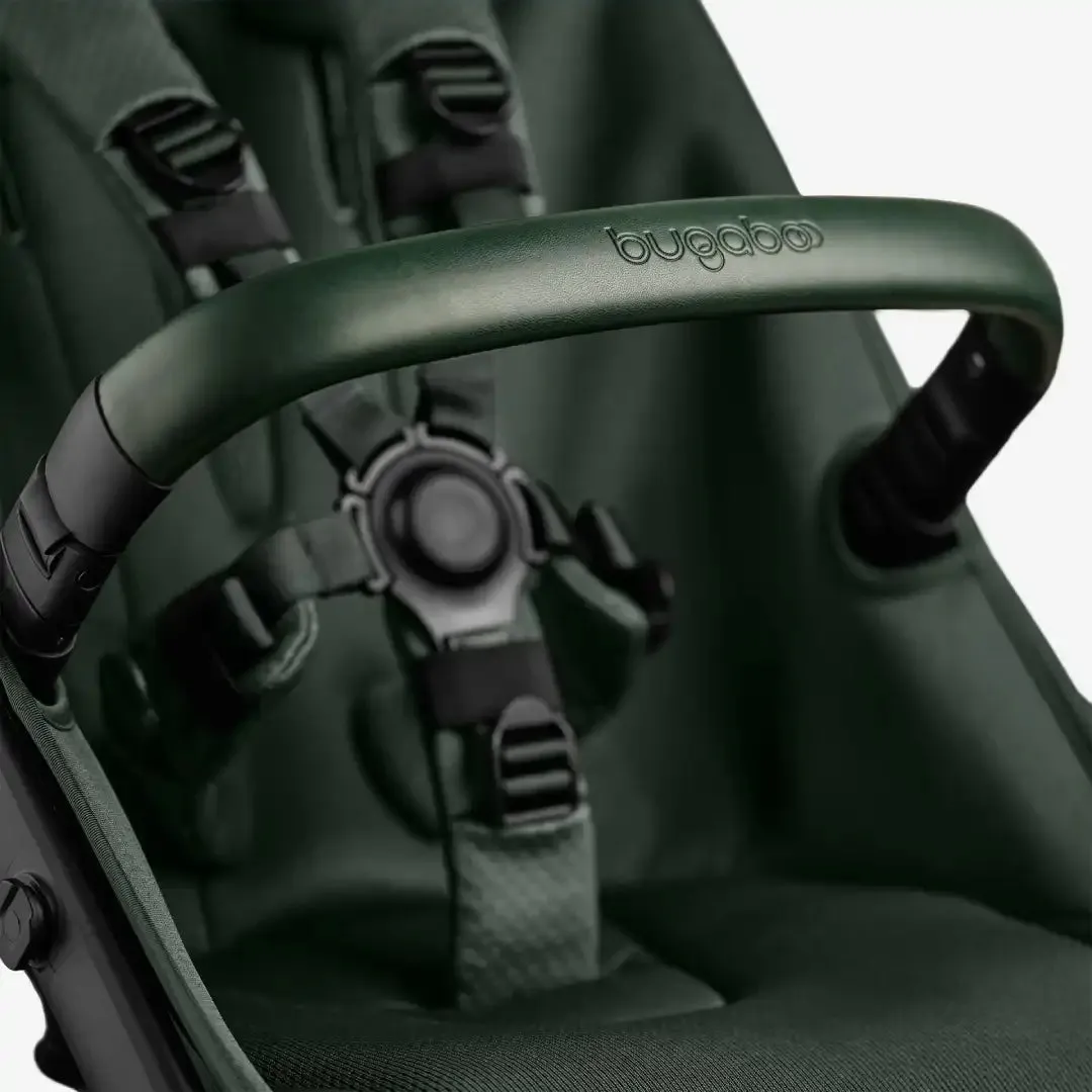 Bugaboo Fox 5 Complete Noir Limited Edition Cybex Cloud T Car Seat & Accessory Bundle - Midnight Green