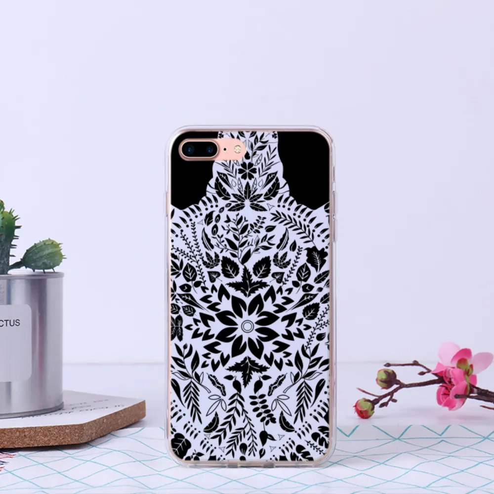 Bumper Soft and Premium Flexible  Island Turtle TPU Cover Case for iPhone 7 Plus/iPhone 8 Plus